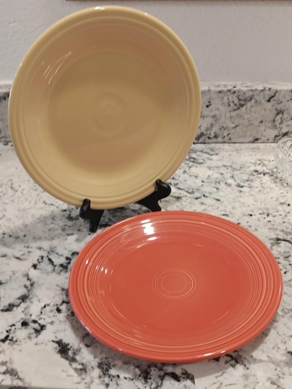 2 Fiesta Dinner Plates Set